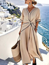 Dione | Flowing V-Neck Dress