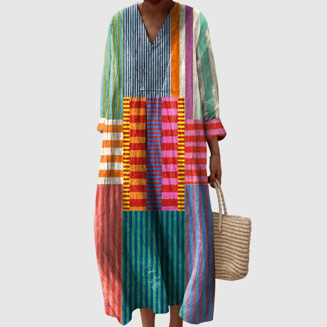 Lisa | Color-Block Walk Dress
