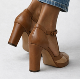 Nicole | Retro Ergonomic Strap Heels