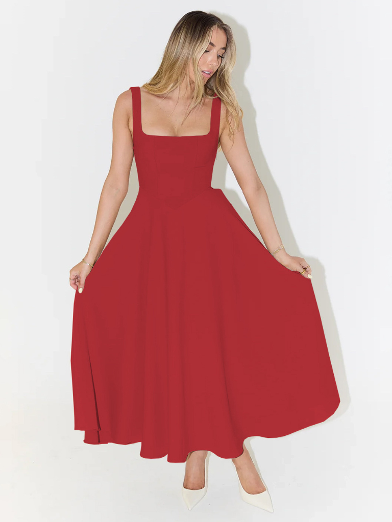 Phoebe | Lace Midi Dress Elegant