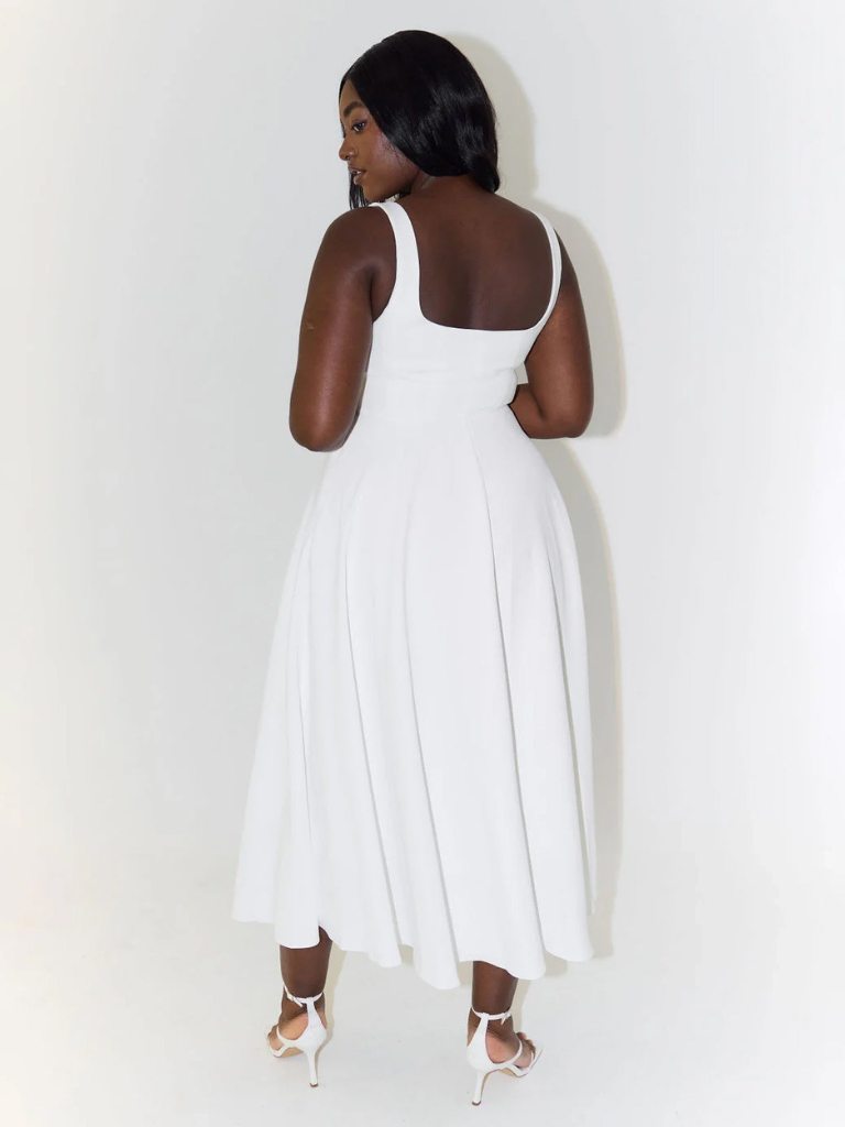 Phoebe | Lace Midi Dress Elegant