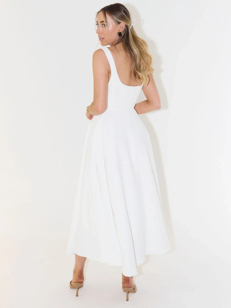 Phoebe | Lace Midi Dress Elegant