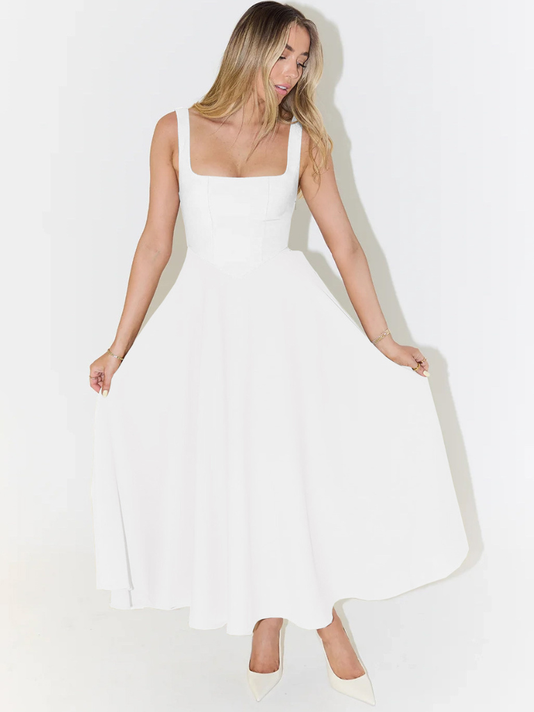 Phoebe | Lace Midi Dress Elegant