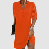Zona | V-Neck Half-Sleeve Dress