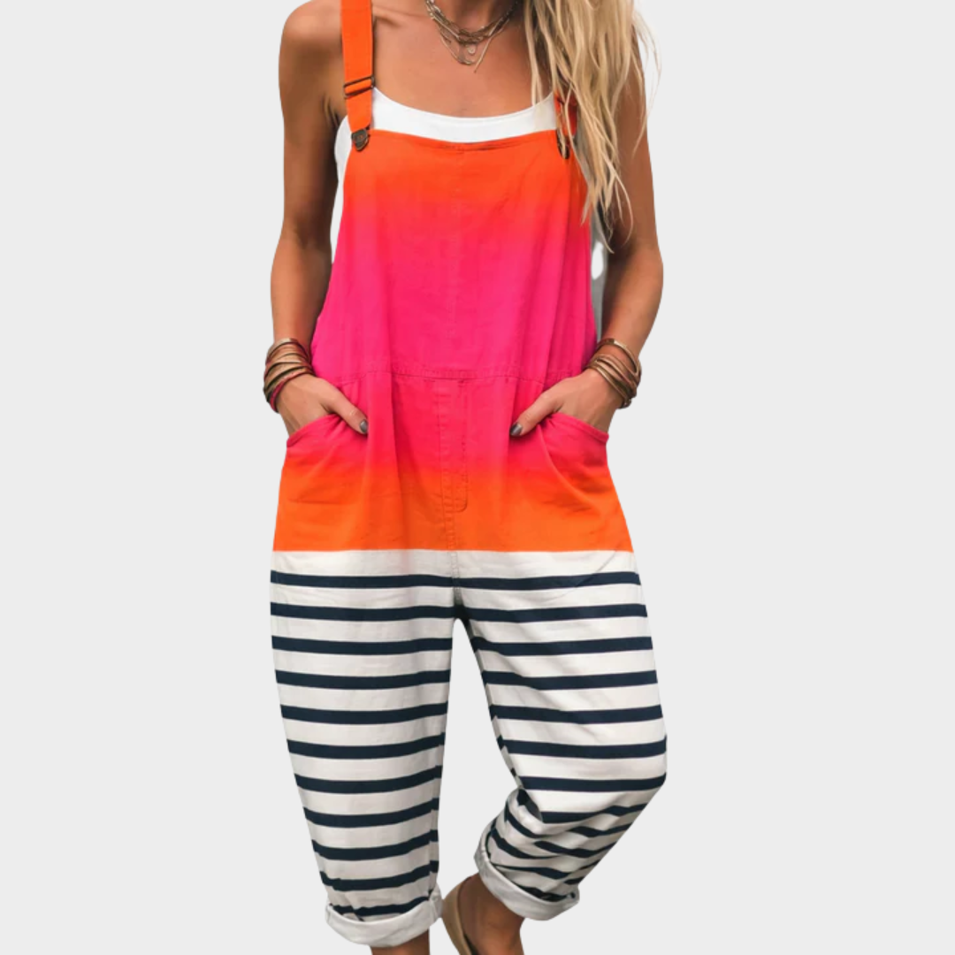 Garnet | Printed Wide-Leg Jumpsuit
