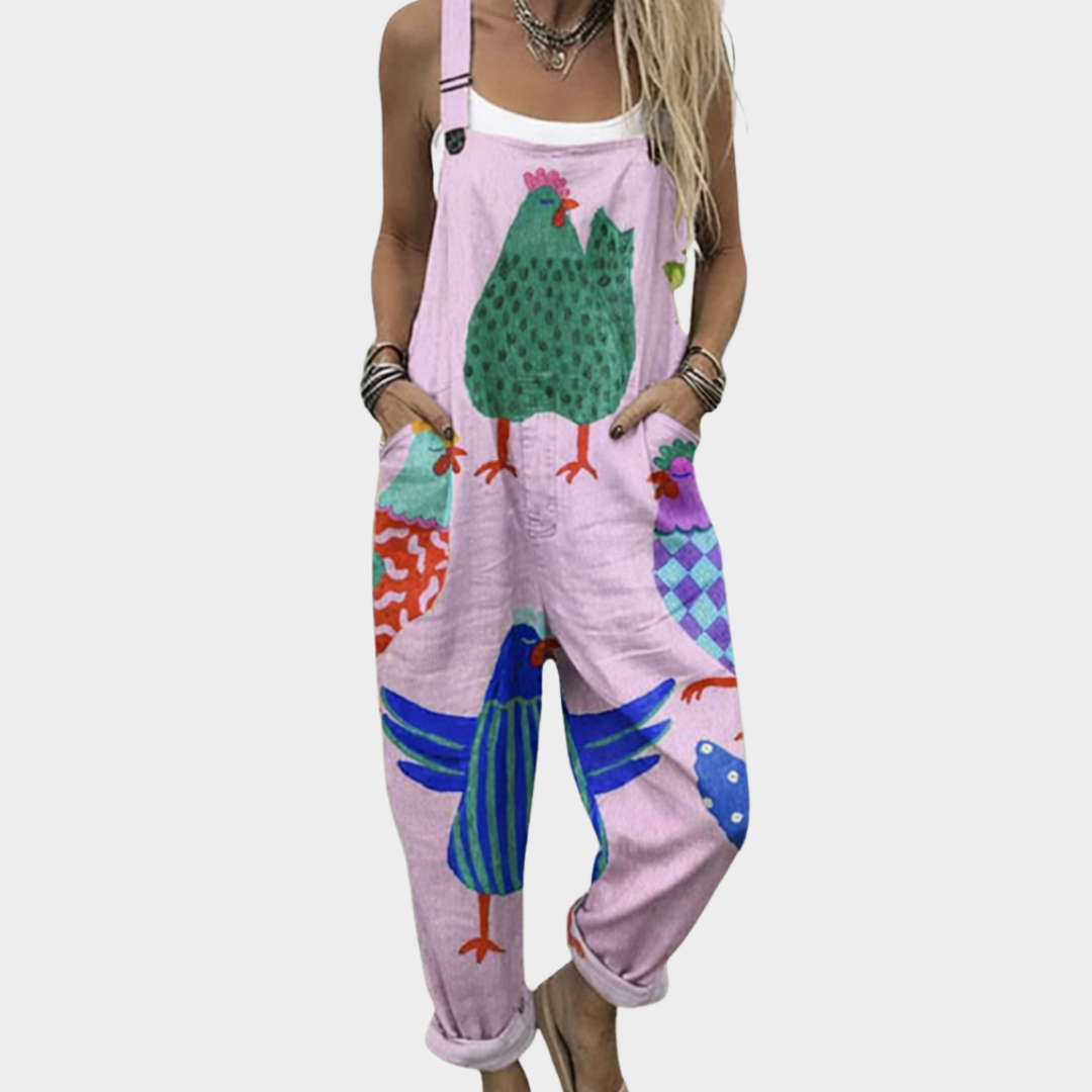 Ural | Printed Comfort Jumpsuit