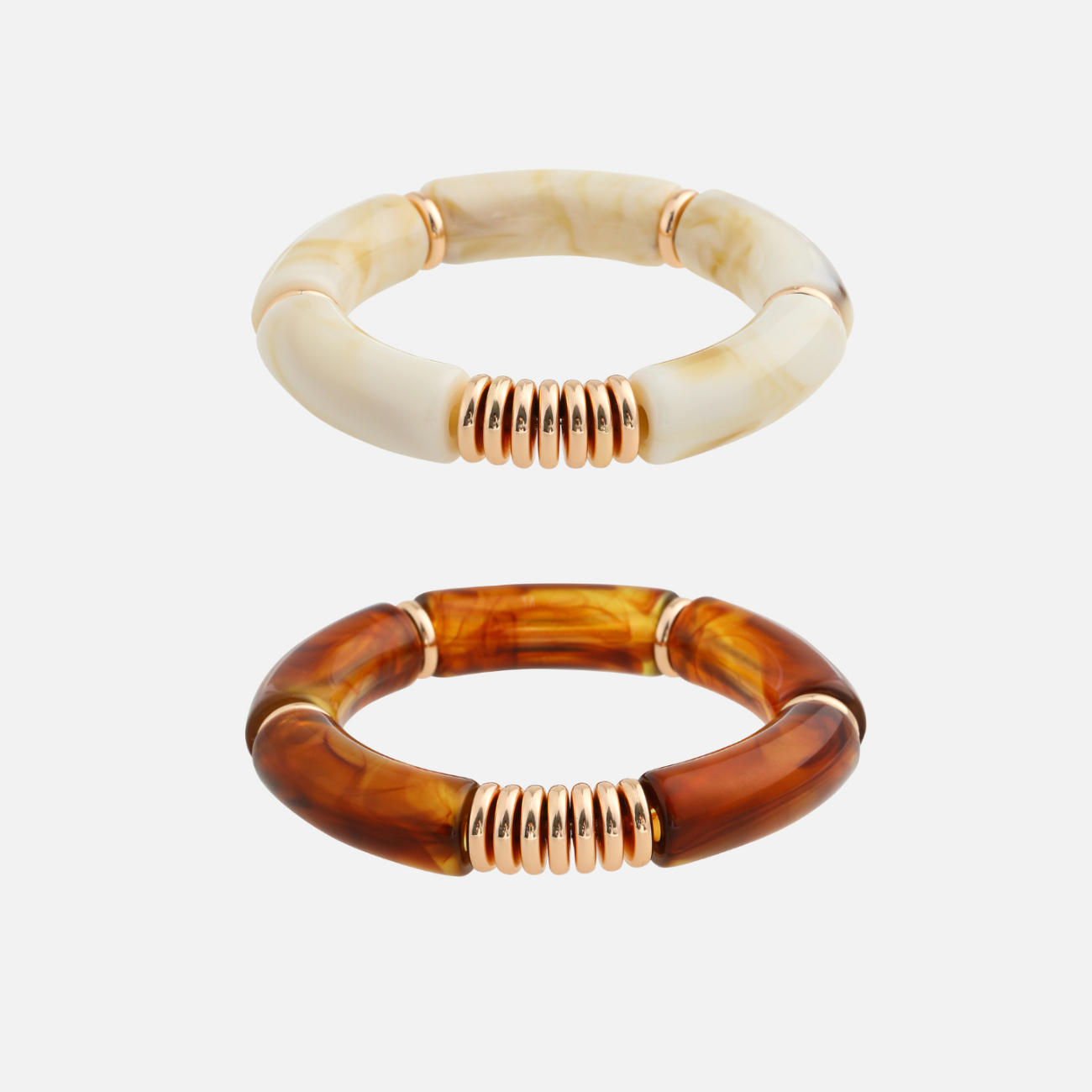 Jacinta | Marbled Bead Bracelet Set