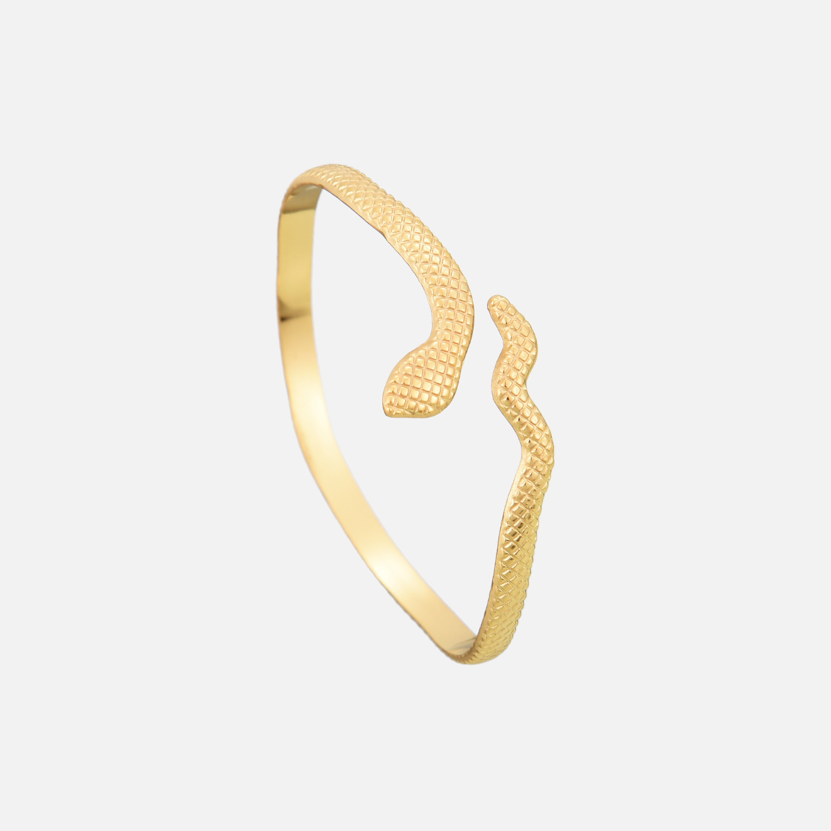 Jira | Textured Gold Snake Bangle