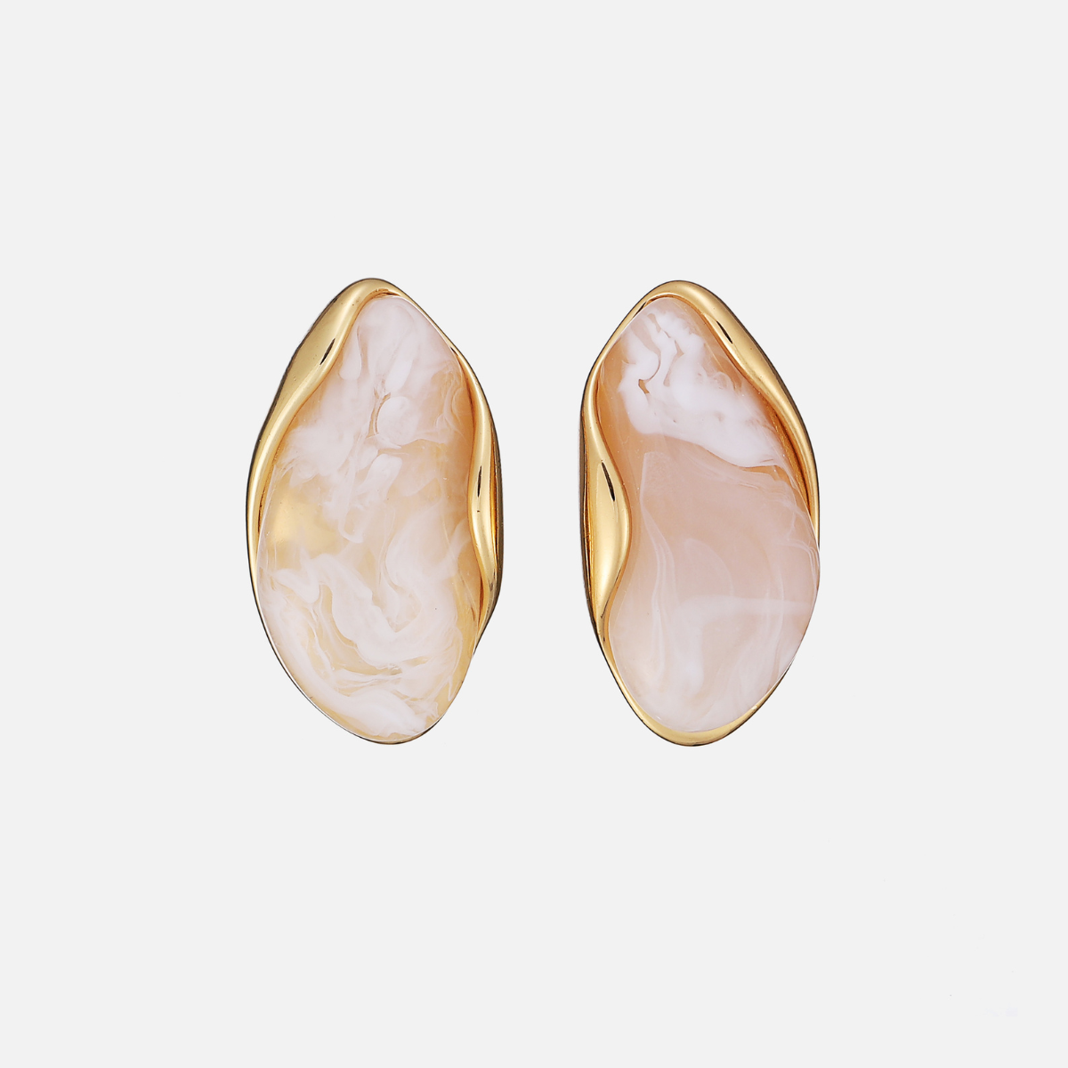 Gia | Pearlescent Statement Earrings