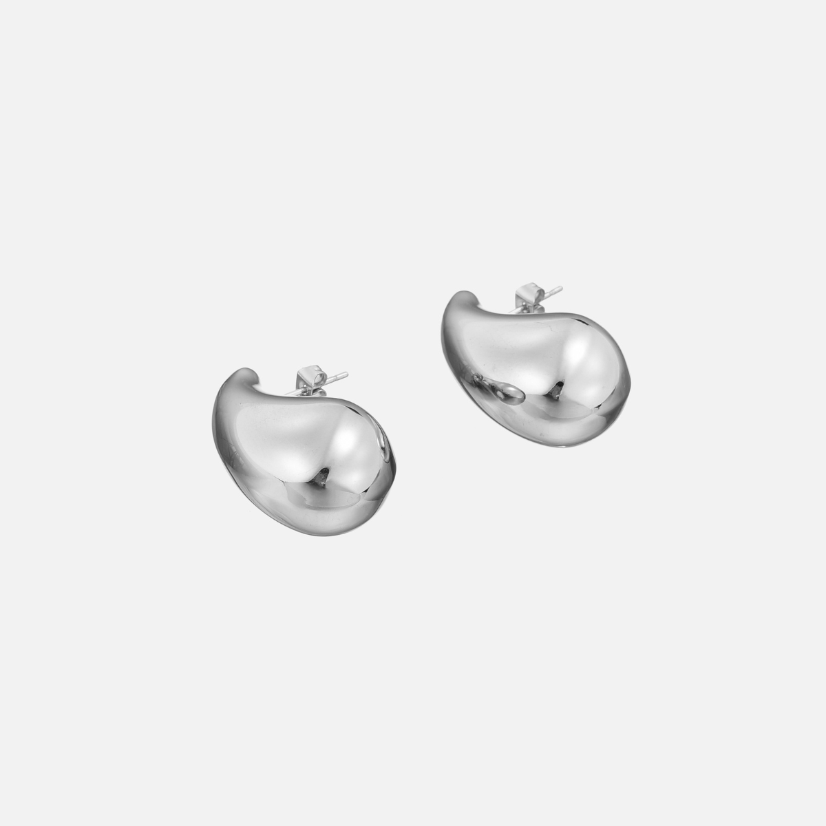Sibylle | Silver Teardrop Earrings