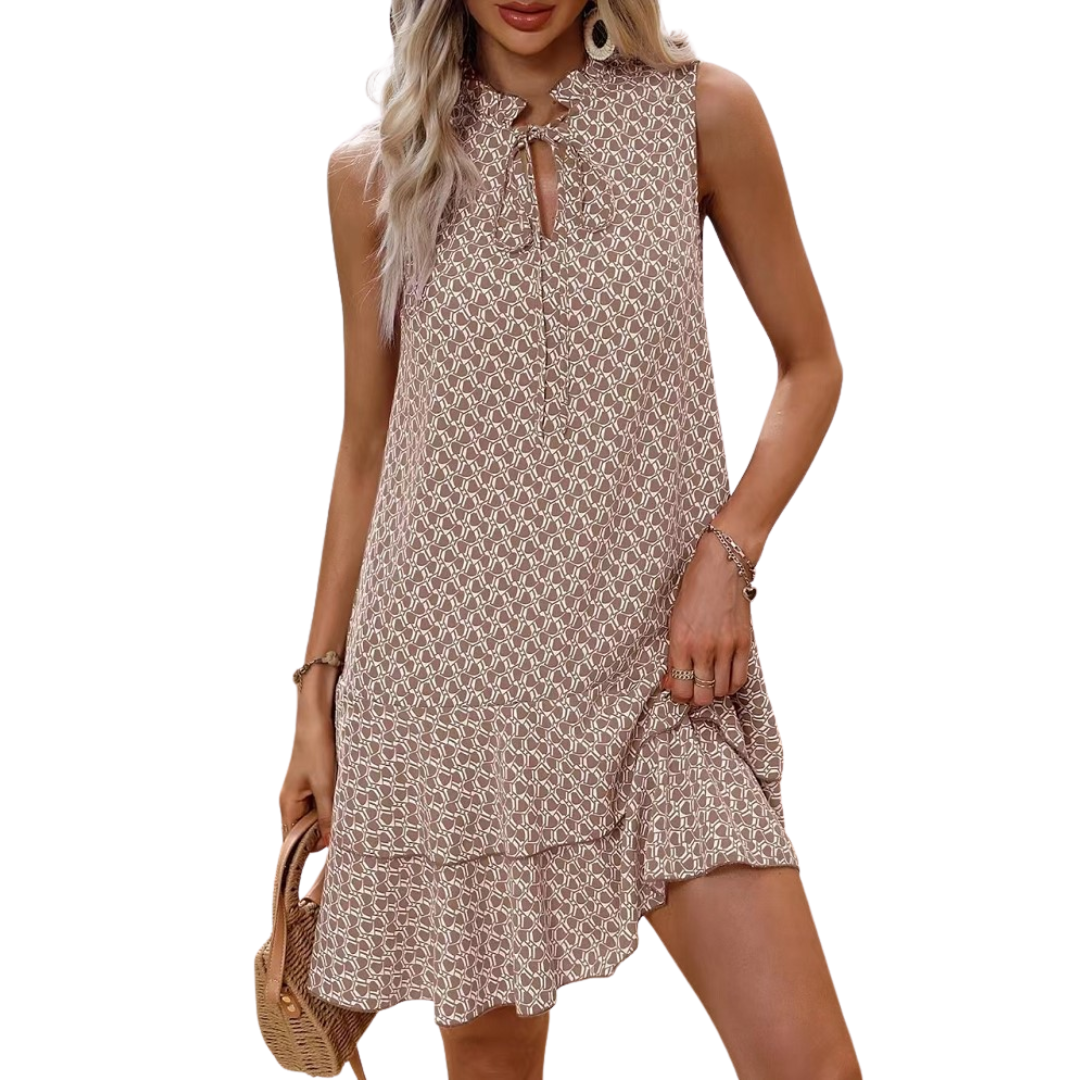 Zara | Bohemian Printed Strappy Midi Dress