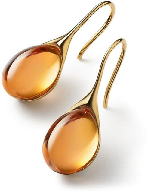 Jasmine | Crystal Dangle Drop Earrings
