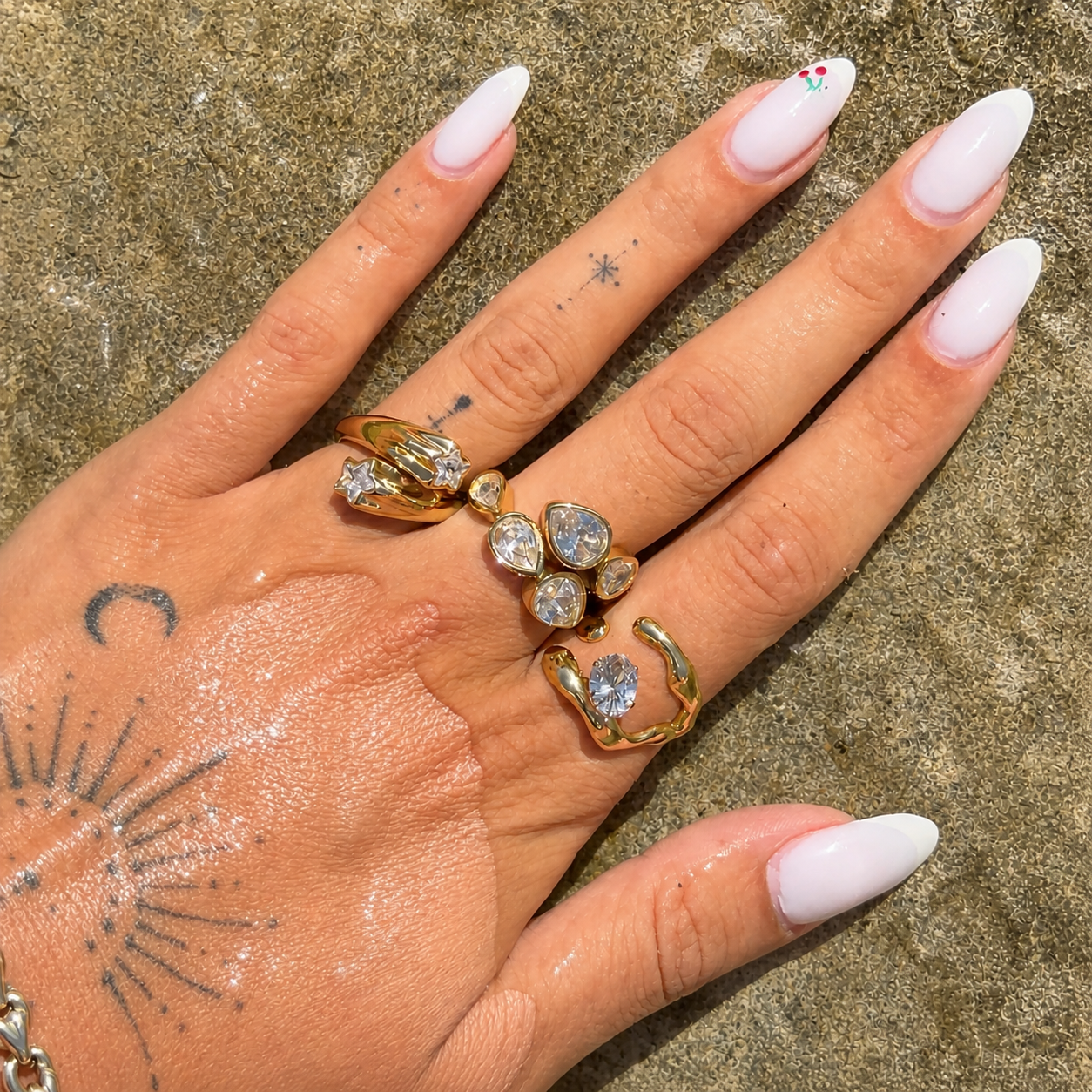 Braelynn | Lustre Adjustable Crystal Ring