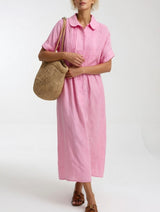 Perla | Flowing Chiffon Midi Dress