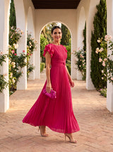 Urania | Flowing Pleated Maxi Dress
