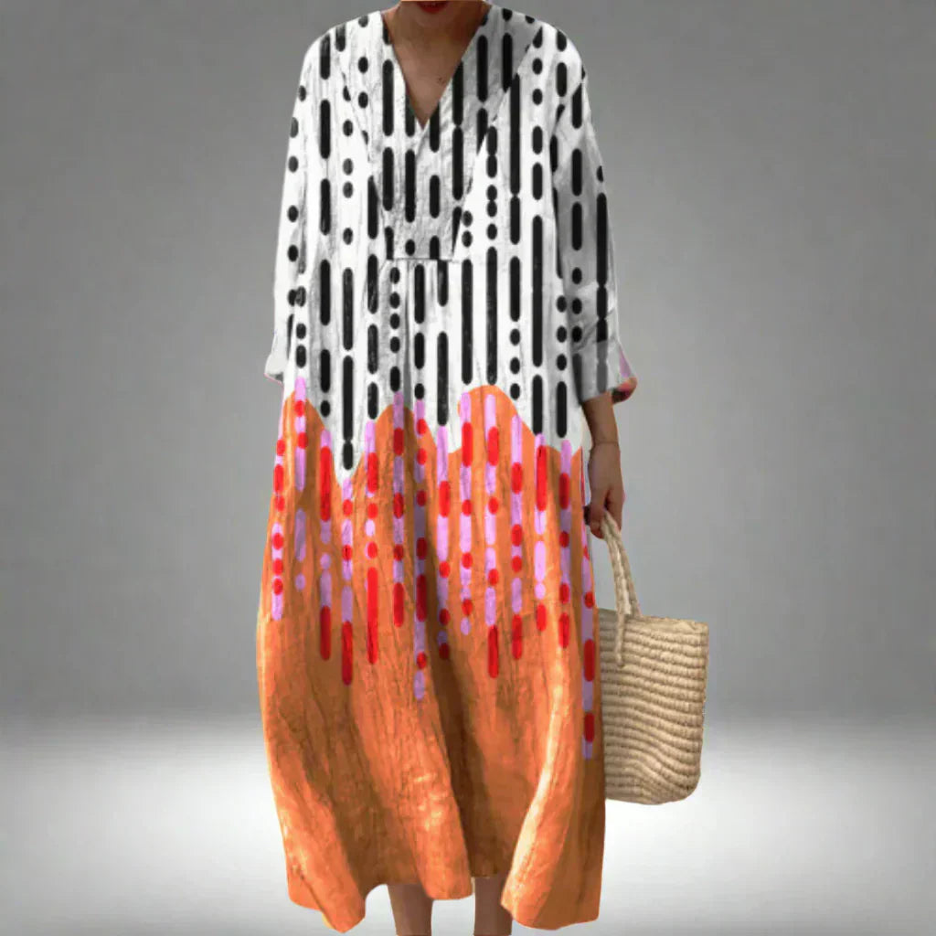 Vanessa | Geometric Print Tunic
