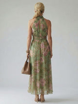 Fortuna | Halter Maxi Dress