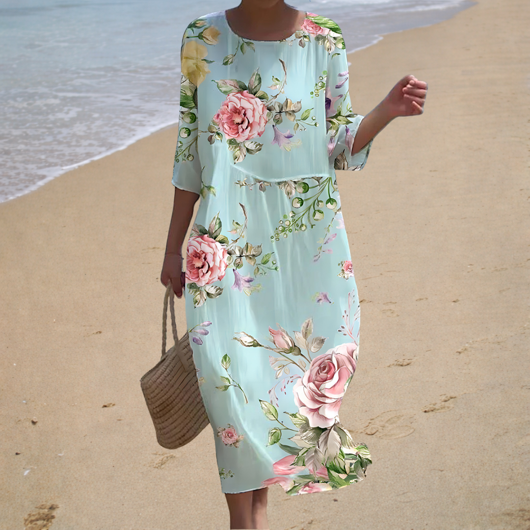Brianna | Floral Midi Sundress