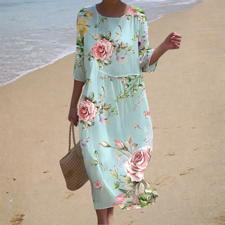 Brianna | Floral Midi Sundress