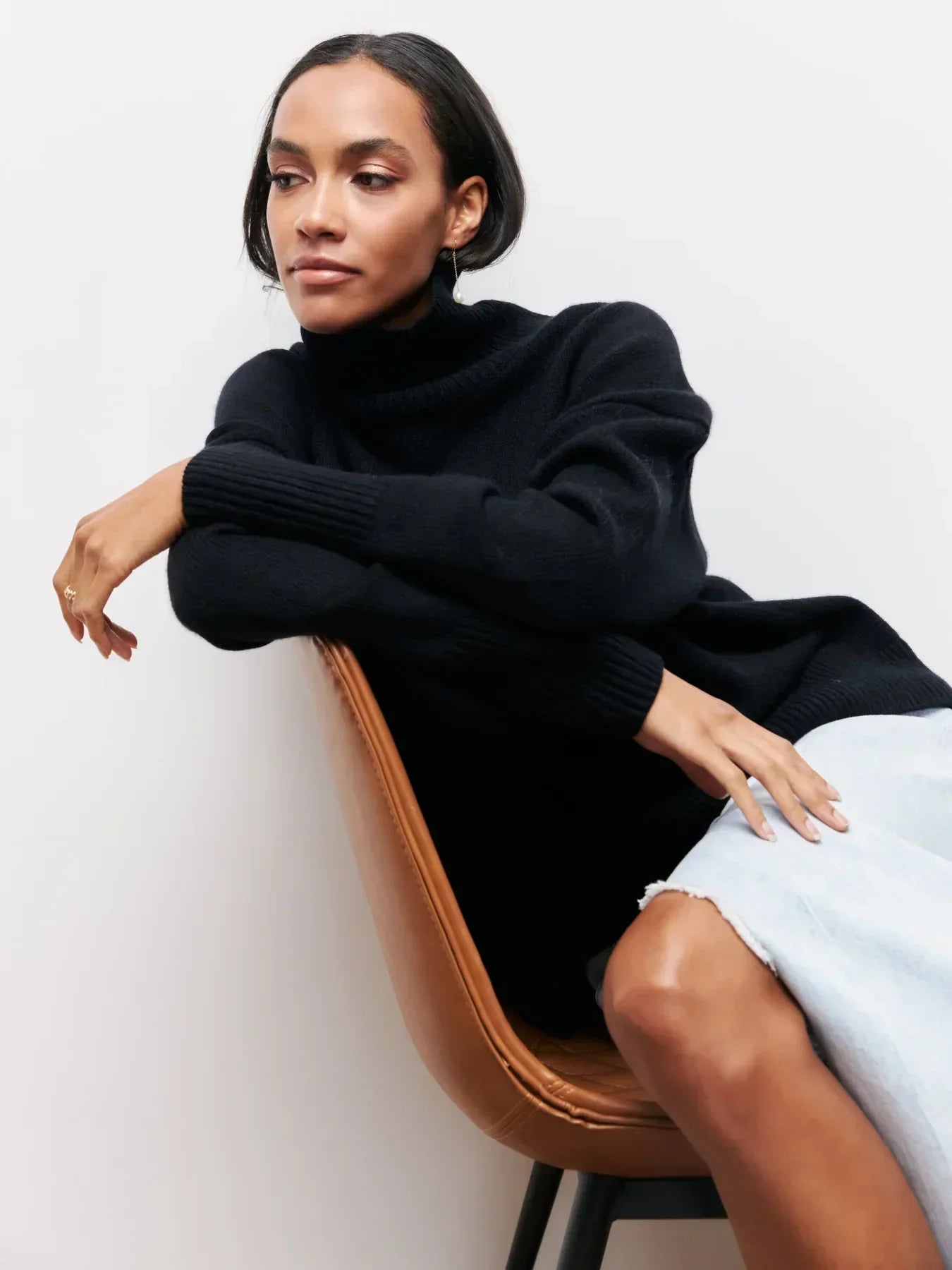 Céleste | Oversized Turtleneck Sweater