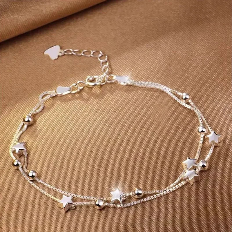Nakia | Star Tassel Crystal Bracelet
