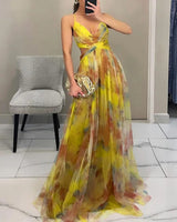 Solveig | Enchanting Floral Maxi Dress