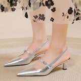 Annaliese | Slingback Kitten Heels