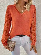 Margot | Cosy V-Neck Knit Pullover