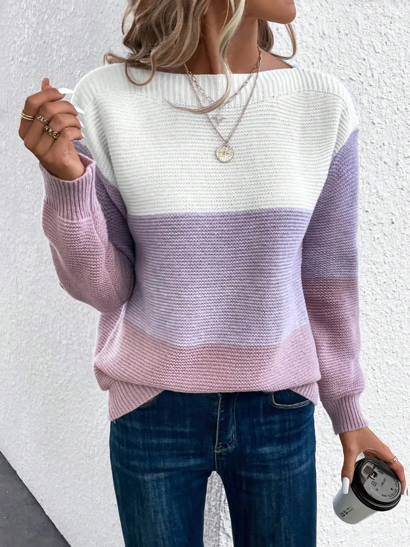 Camille | Soft Fade Ombré Knit Jumper