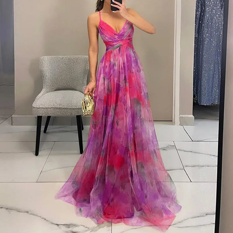 Tess | Romantic Floral Maxi Dress