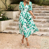 Céleste | Floral Chiffon Midi Dress