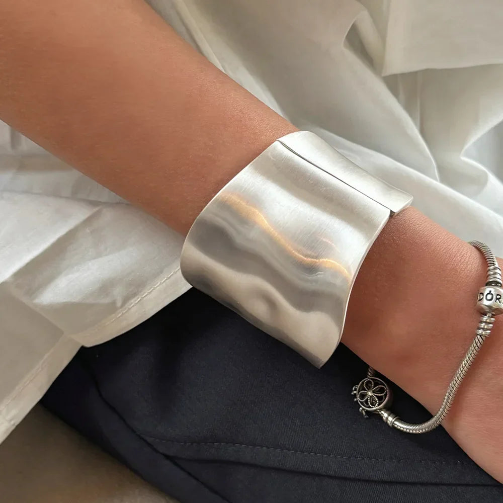 Reeve | Asymmetric Sculptural Cuff Bangle