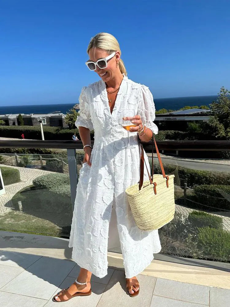 Thea | Airy Coastal Maxi Dress