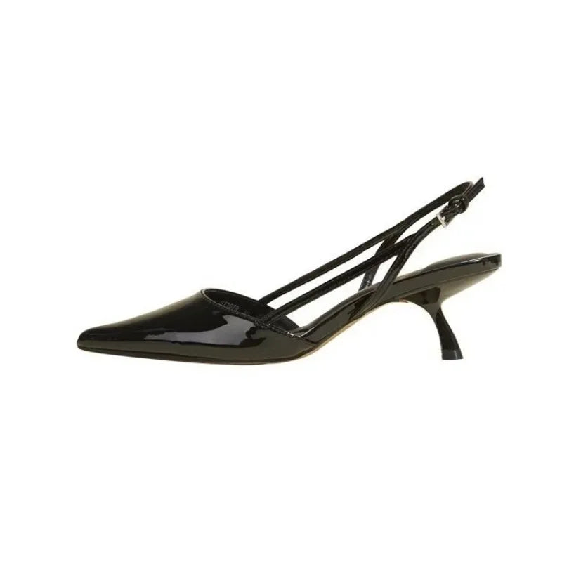 Beryl | Slingback Low Heels Pointed Toe