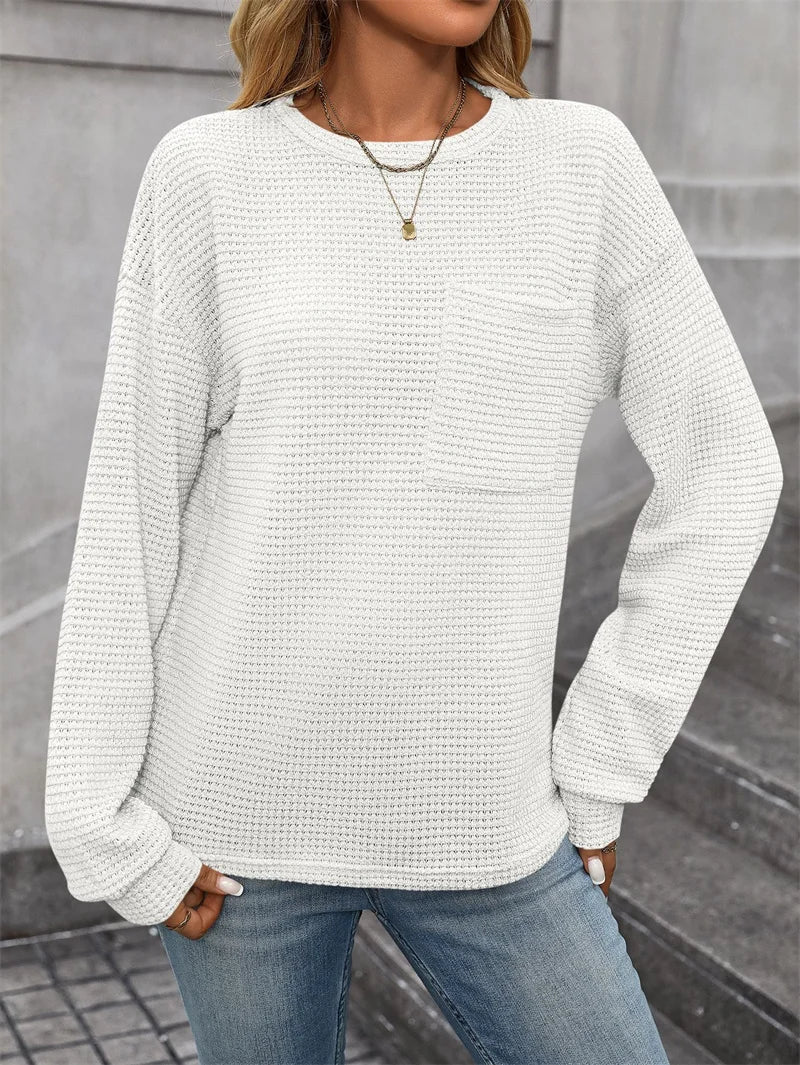 Céleste | Textured Cozy Knit Pullover
