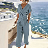 Romona | Wrap-Front Two-Piece Set