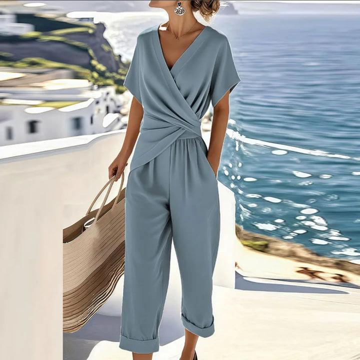 Romona | Wrap-Front Two-Piece Set