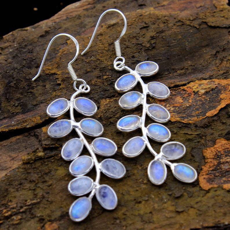 Calissa | Moonstone Drop Earrings