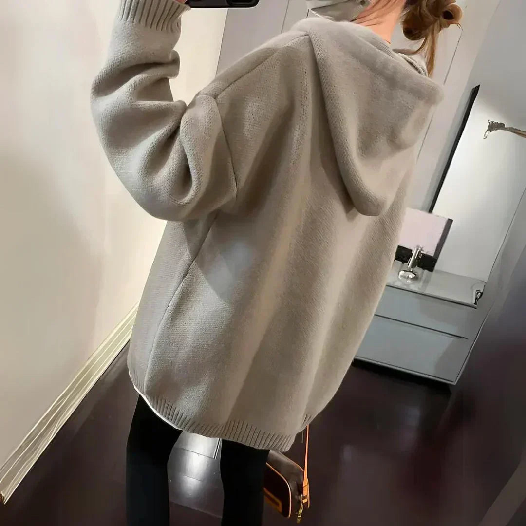 Solène | Oversized Graphic Hoodie