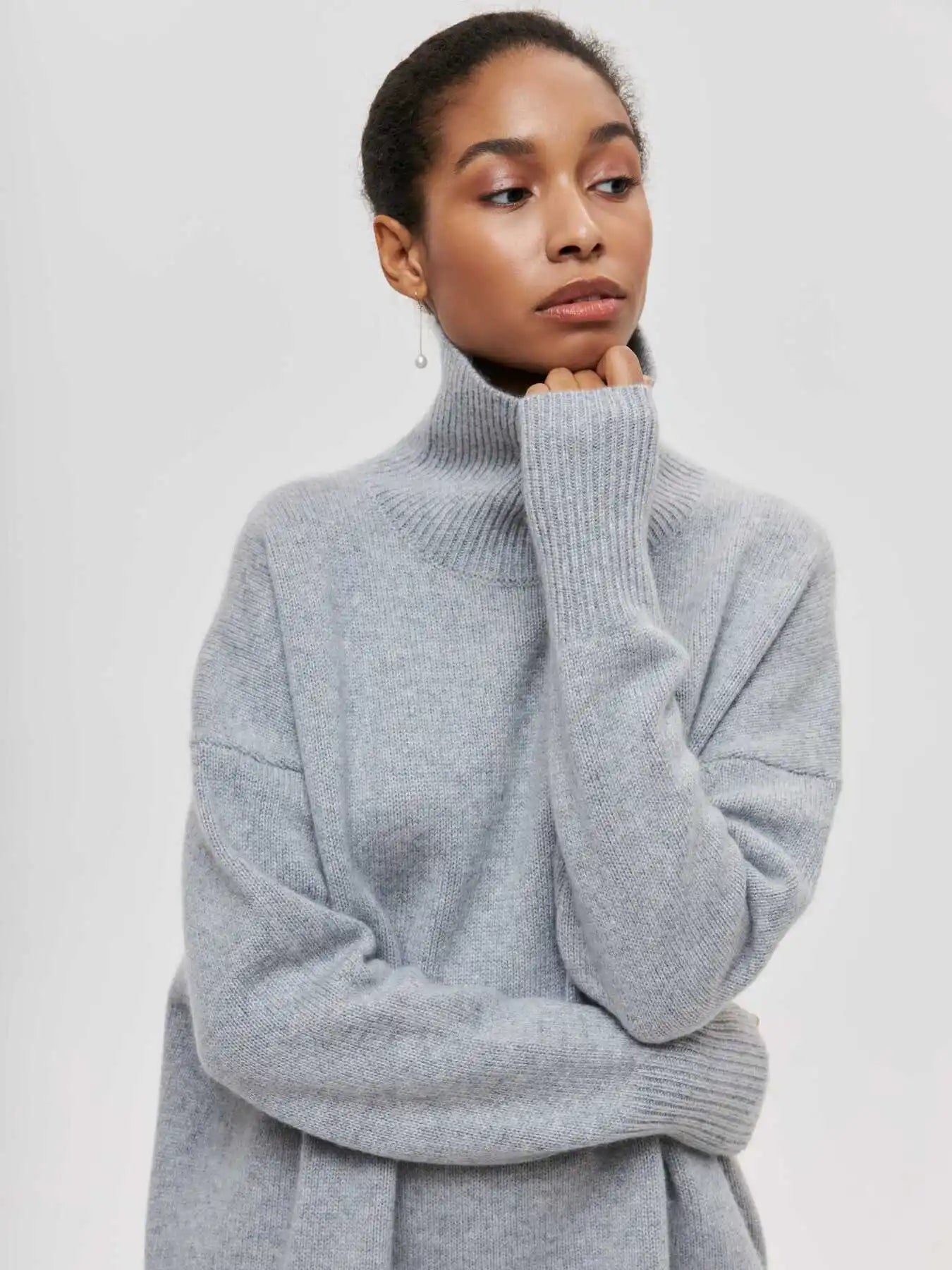 Céleste | Oversized Turtleneck Sweater