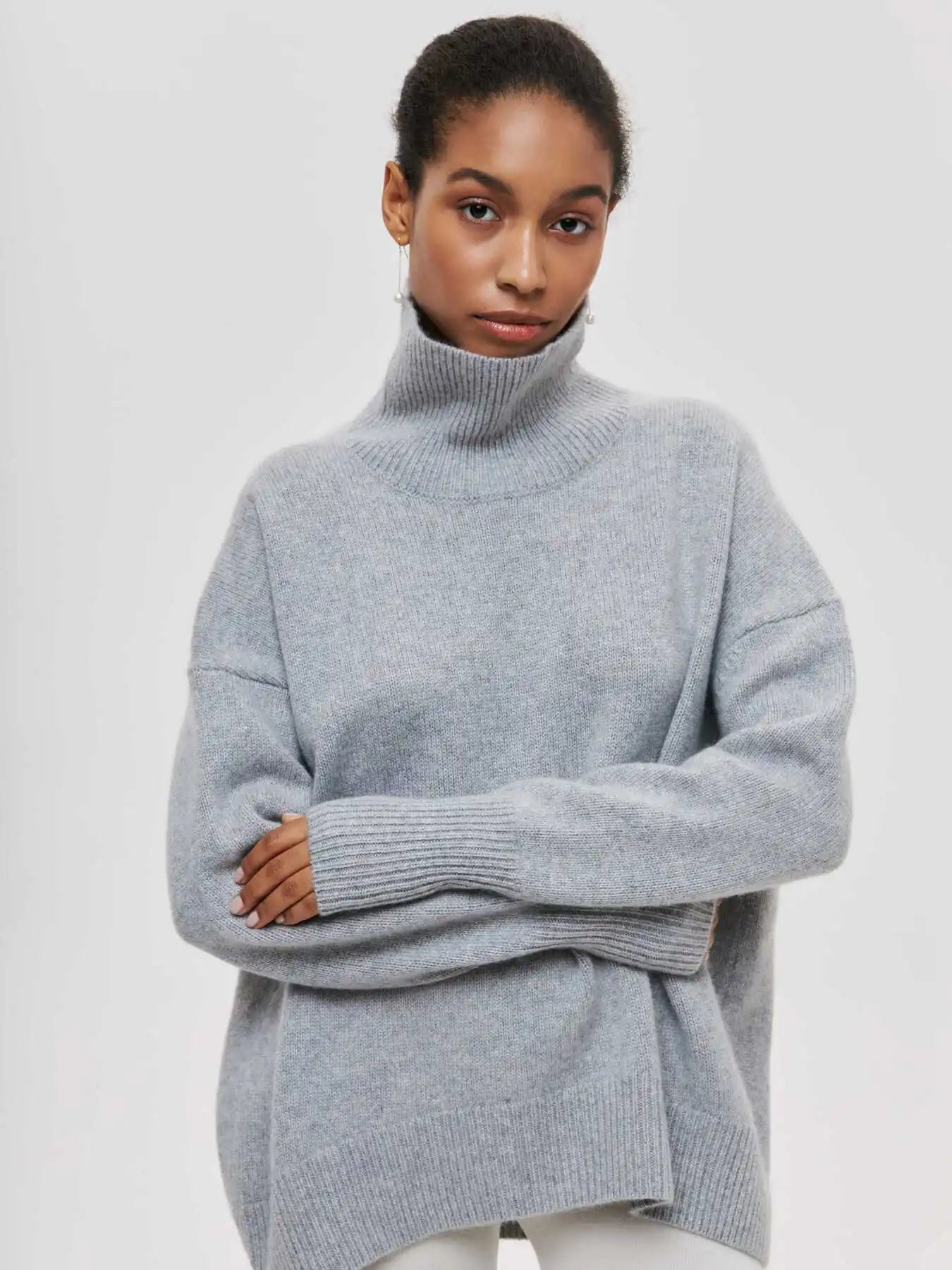 Céleste | Oversized Turtleneck Sweater