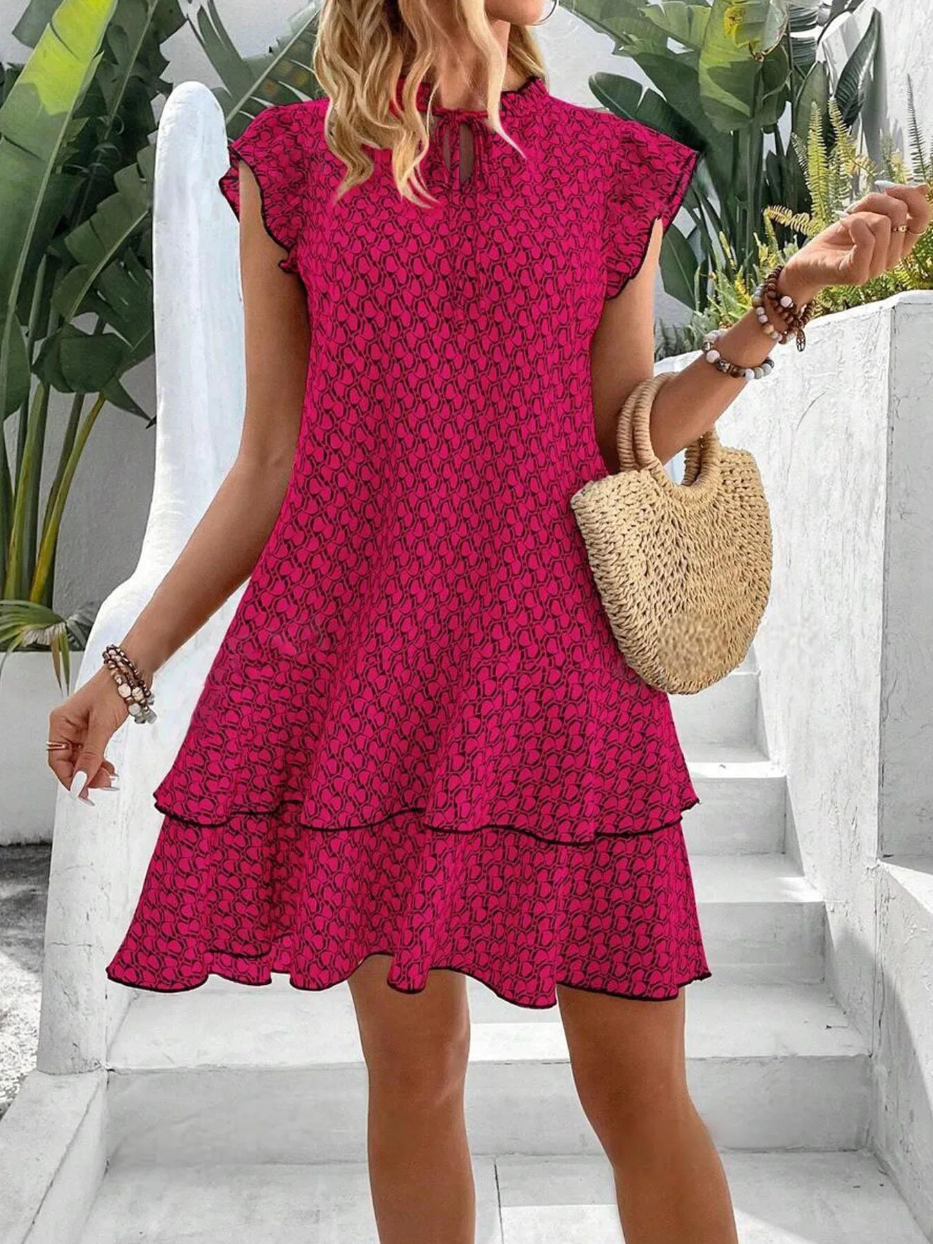 Kiley | Elegant Floral Midi Dress