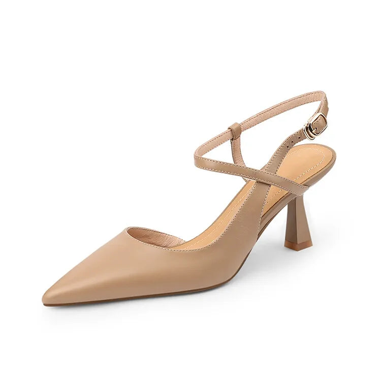 Deborah | Ankle Strap Pointed Heels