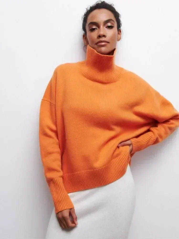 Céleste | Oversized Turtleneck Sweater