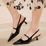 Annaliese | Slingback Kitten Heels