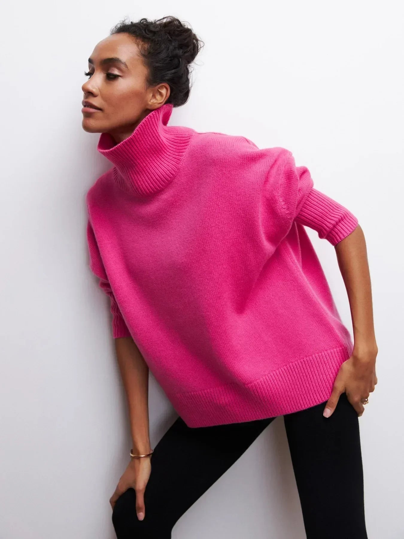 Céleste | Oversized Turtleneck Sweater