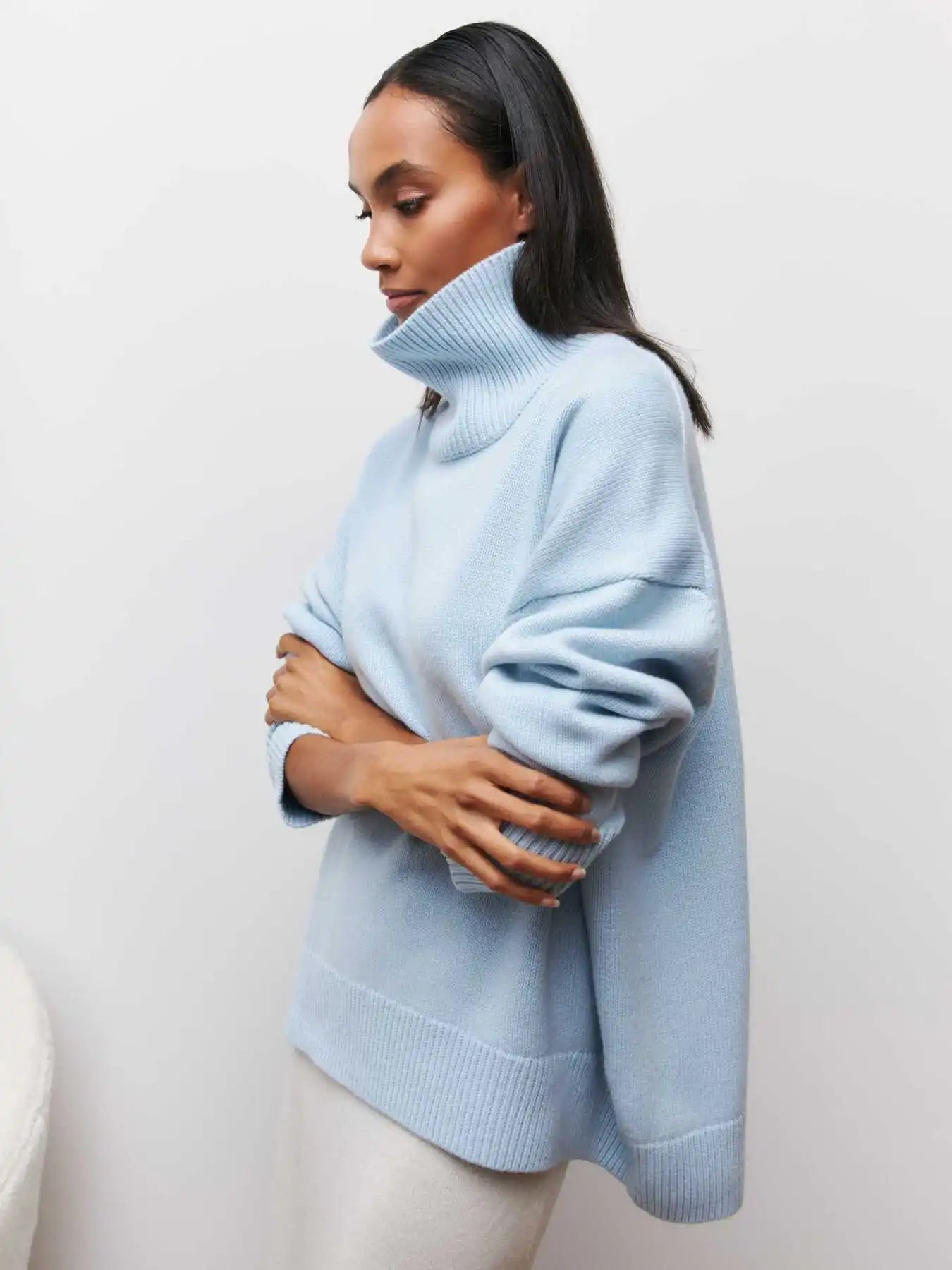 Céleste | Oversized Turtleneck Sweater