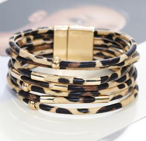 Wenona | Wide Multilayer Boho Wrap Bracelet