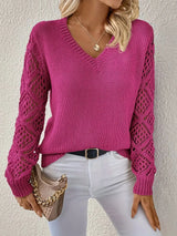 Margot | Cosy V-Neck Knit Pullover