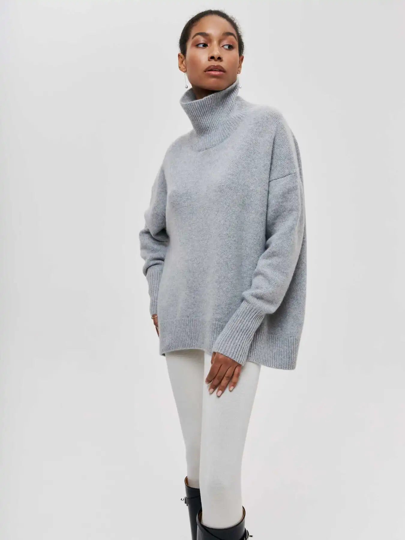 Céleste | Oversized Turtleneck Sweater